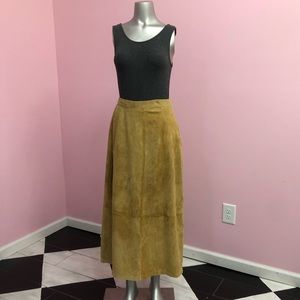 Vintage Leather Skirt